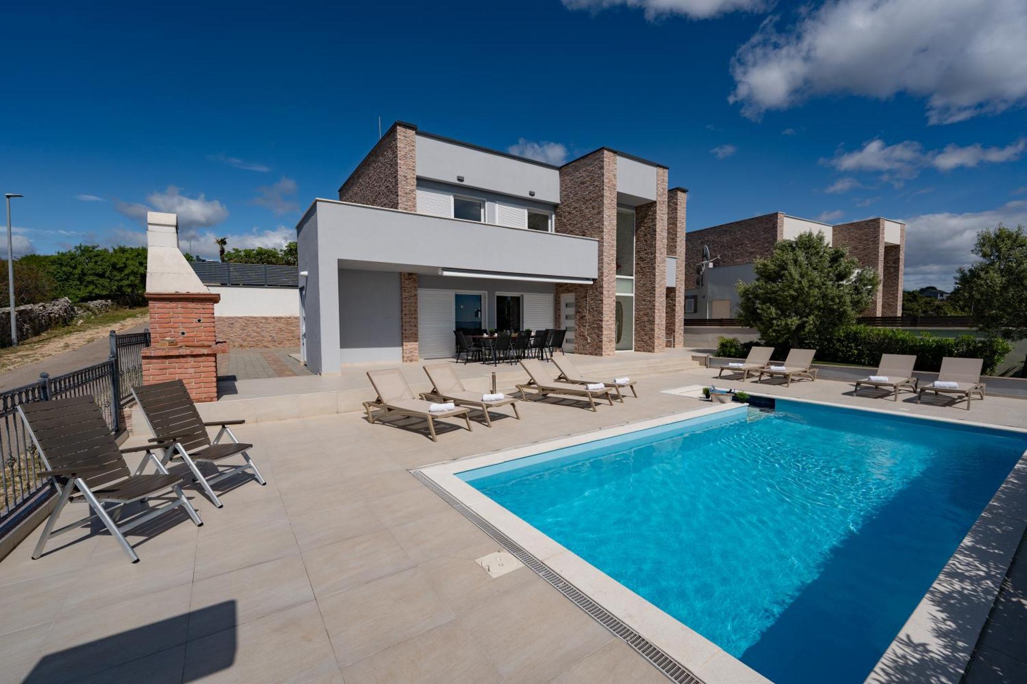 Villas Royal I With Private Pool Novalja Ngoại thất bức ảnh