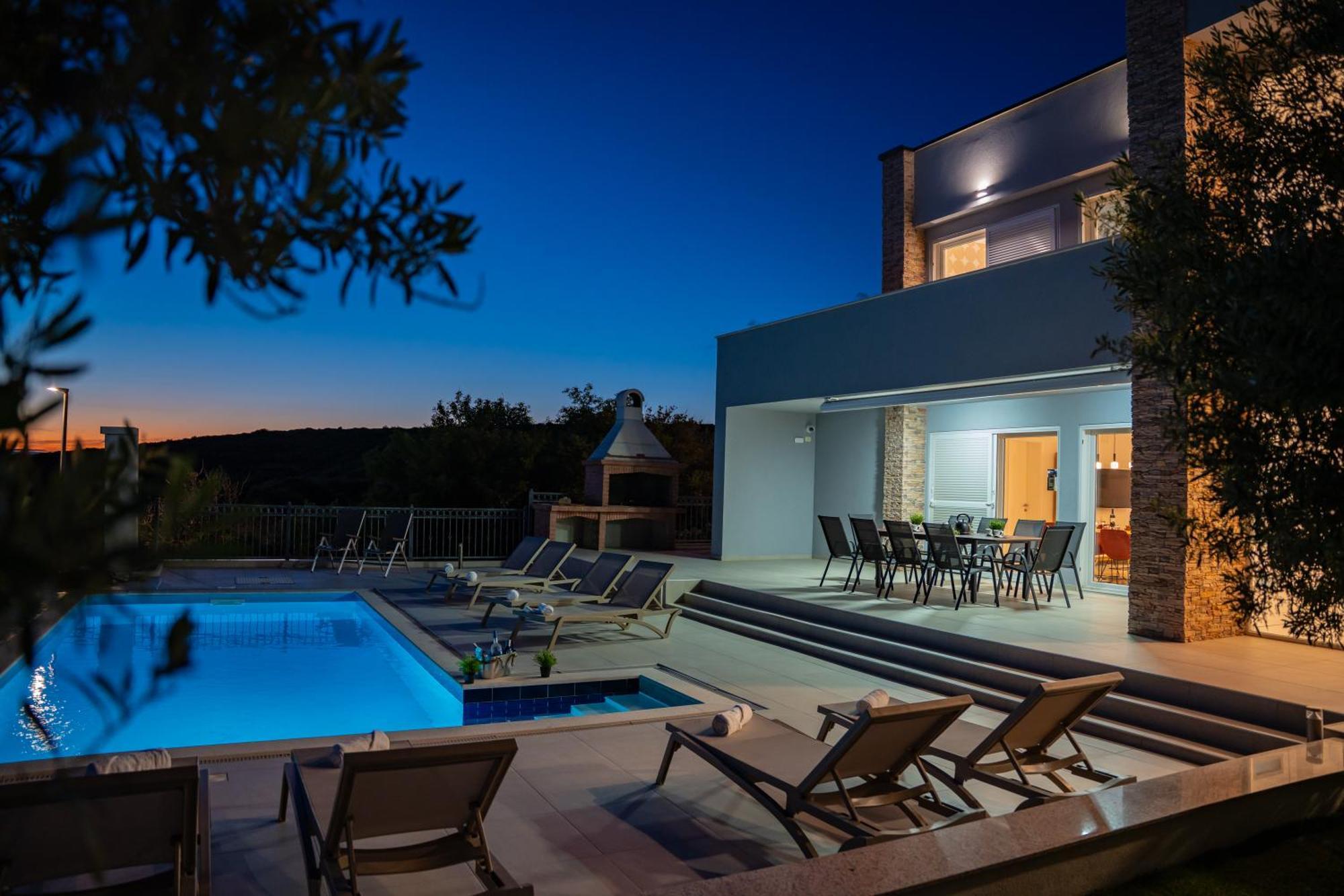 Villas Royal I With Private Pool Novalja Ngoại thất bức ảnh